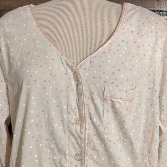 Long sleeve night gown / long button up t-shirt - Picture 7 of 7